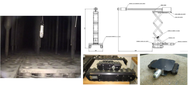 Spectrum 90 Drop Camera and Robotic Platform for Reactor Pressure Vessel Inspection