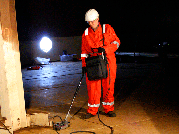 Handscan Tank Bottom Corrosion Screening Eddyfi