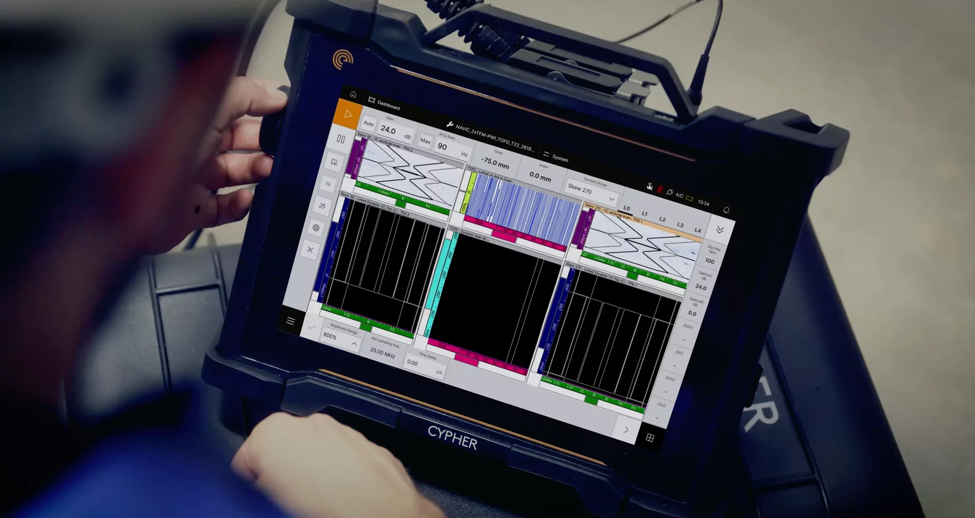 Easily the most advanced phased array configuration—up to 64:128 on the go
